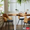 SOTECH Tischbein 60 x 1100 mm weiß – runder Stahl-Tischfuß, Produktbild-Vorschau 4