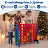 COSTWAY Riesiges 4 Gewinnt Spielset inkl. 42 Jumbo Ringen Produktbild-Vorschau 5