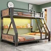 Stapelbed 90x200/140x200 cm, metalen bed met Productafbeelding-voorbeeld 2