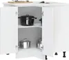 vidaXL Base ad angolo per cucina Porto in legno bianco Anteprima dell’immagine prodotto 3
