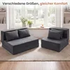 Rozkładana sofa COSTWAY, fotel rozkładany 3 w 1 z 2 Podgląd zdjęcia produktu 8