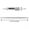 Klemmstange 60-90cm Chrom (1er-Pack), ausziehbare Produktbild-Vorschau 3