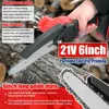 Kettensäge Akku 6 Zoll 21V Elektro-Kettensäge Tragbare Produktbild-Vorschau 5