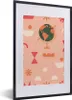 MuchoWow® Gerahmtes Poster Globus - Rosa - Pastell 40x60 cm Produktbild-Vorschau 1
