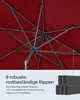 SONGMICS Sonnenschirm Ø300 cm UPF 50+ beidseitig um 30° Produktbild-Vorschau 6