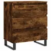Sideboard Wohnzimmer - Räuchereiche - 60x35x70 cm Produktbild-Vorschau 2