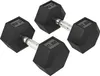 HOMCOM Kurzhantel, Hexagon Gummihantel, 35 kg Fitness Produktbild-Vorschau 1