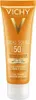A tube of Vichy Idéal Soleil SPF 50 sunscreen. Podgląd zdjęcia produktu