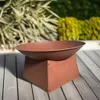 Feuerstelle Pueblo 57x33cm Garten Rostoptik Terrasse Ofen Produktbild-Vorschau 8