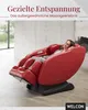 Massagesessel WELCON Prestige II Longlife Kunstleder rot / Produktbild-Vorschau 4