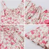ASKSA Damen Sommer y aermellos Spaghettitraeger Boho Blumen Produktbild-Vorschau 6