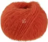 A ball of fluffy, orange yarn. Produktbild-Vorschau