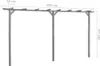 vidaXL Zahradní pergola šedá 400x40x205 cm Impregnované Náhled obrázku produktu 4