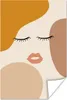 MuchoWow® Poster Pastell - Frau - Wimpern 60x90 cm - Produktbild-Vorschau 1