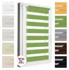 Estika Dvojitá roleta Klemmfix - 40 x 150 cm - Zelená - Duo Náhľad obrázku produktu 1