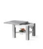 All4All Multifunktionaler Couchtisch Claris - Beton+Weiß, Produktbild-Vorschau 2