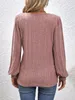 ASKSA Damen Langarmshirt Square Neck Casual Elegant Produktbild-Vorschau 5