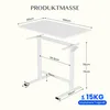 FLEXISPOT Gasfeder Höhenverstellbarer Schreibtisch 100×60 Produktbild-Vorschau 4