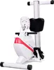 A white and red rowing machine on a white background. Produktbild-Vorschau