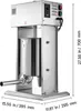 Elektryczna nadziewarka do kiełbas VEVOR 10-litrowa Podgląd zdjęcia produktu 8