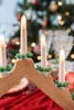 Weihnachtsdekoration LED Kerzenhalter 7 Kerzen natur Produktbild-Vorschau 27