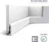 Battiscopa a pavimento Orac Decor AXXENT SX183-RAL9003 Anteprima dell’immagine prodotto 2
