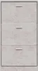 vidaXL Szafka na buty betonowa szara 59x17x108 cm materiał Podgląd zdjęcia produktu 4