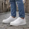 Herren Schnürung Kunstleder Sneaker Faro Weiß Gr.44 Produktbild-Vorschau 6