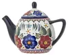 Florist Teekanne mit Teesieb, Bunt, Steingut Produktbild-Vorschau 4