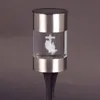 Lampe funéraire solaire à LED Lanterne funéraire en verre Voir les images du produit 1
