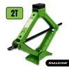 A green scissor jack is shown against a white background. Produktbild-Vorschau