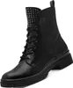 Tamaris Damen Stiefelette Reißverschluss Nieten Schnürboots Produktbild-Vorschau 6