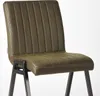 A close-up view of a single green chair against a white background. Produktbild-Vorschau