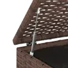 vidaXL Garten-Kissenbox PE Rattan 100x97,5x104 cm Braun Produktbild-Vorschau 10