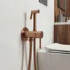 Bateria Bidetowa Rea Loop Lungo Diamond Brush Copper Podgląd zdjęcia produktu 2