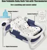 Baby Badewanne Faltbare Babybadewanne mit Thermometer, Produktbild-Vorschau 4