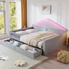 Merax Tagesbett Kinderbett 140x200cm mit Lattenrost, Produktbild-Vorschau 2