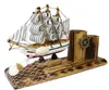 Segelschiff mit Stifthalter Schreibtischorganizer Produktbild-Vorschau 2