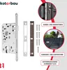 KOTARBAU® Serratura da infilare 72/55 mm DIN profilo Anteprima dell’immagine prodotto 5
