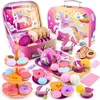 Spielküche Einhorn Teeservice Kinder Rollenspiel 41-teilig Produktbild-Vorschau 1