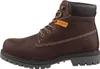 A single brown leather boot is shown from the side against a white background. Produktbild-Vorschau