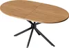 okwish Esstisch 120×80×75.5 cm moderner Küchentisch，ovaler Produktbild-Vorschau 8