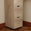 Skriňa so zásuvkami z rustikálneho dubu, štíhla a Náhľad obrázku produktu 4