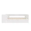A white daybed with drawers and a shelf. Produktbild-Vorschau