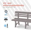 BICA Gartenbank Olimpia taupe | wetterfest | Ideal für Produktbild-Vorschau 2