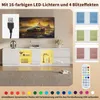 Merax TV-Schrank 160x40x52 cm, LED Lowboard für 65" Produktbild-Vorschau 7