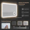 LED zrcadlo do koupelny od COSTWAY, rozměry 80x60 cm, Náhled obrázku produktu 4