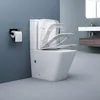 doporro WC à Poser Céramique Blanc Toilette avec Réservoir Voir les images du produit 3