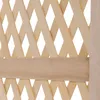 A close-up view of a wooden lattice room divider. Náhled obrázku produktu