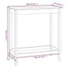 vidaXL Stolik barowy 100x50x110 cm lite drewno sosnowe Podgląd zdjęcia produktu 8
